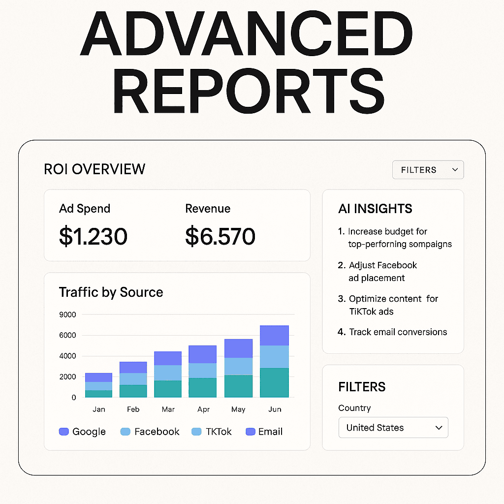 Get true ROI calculations and competitor heatmaps in one place